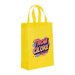 Orange Alphabet Printed Non-woven Fabric Bag Print On Your Demand, Size:38x30x10cm(Yellow)