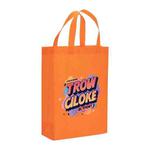 Orange Alphabet Printed Non-woven Fabric Bag Print On Your Demand, Size:41x35x12cm(Orange)
