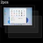 For Fusion 5 10.1 2pcs 9H 0.3mm Explosion-proof Tempered Glass Film