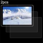 For Rebecco K70 Tablet 10.1 2pcs 9H 0.3mm Explosion-proof Tempered Glass Film