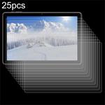 For Rebecco K70 Tablet 10.1 25pcs 9H 0.3mm Explosion-proof Tempered Glass Film