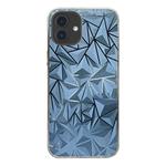 For iPhone 16 Plus Frosted Sticker Phone Back Film(3D Rhombus)
