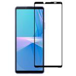 For Sony Xperia 10 III Silk Printing High Aluminum Full Screen Tempered Glass Film
