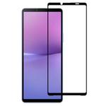 For Sony Xperia 10 V / 10 VI Silk Printing High Aluminum Full Screen Tempered Glass Film