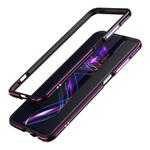 For Xiaomi Redmi K30 Aluminum Alloy Shockproof Protective Bumper Frame(Black Purple)