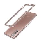 For Samsung Galaxy Note20 Aluminum Alloy Shockproof Protective Bumper Frame(Gold)
