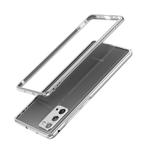 For Samsung Galaxy Note20 Ultra Aluminum Alloy Shockproof Protective Bumper Frame(Silver)