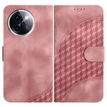 For vivo Y200i Elephant Head Embossed Phone Leather Case with Lanyard(Pink)