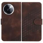 For vivo Y200i Elephant Head Embossed Phone Leather Case with Lanyard(Coffee)