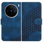 For vivo X200s Elephant Head Embossed Phone Leather Case with Lanyard(Royal Blue)