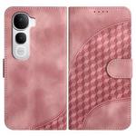 For vivo Y400 Pro 5G Elephant Head Embossed Phone Leather Case with Lanyard(Pink)