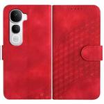 For vivo Y400 Pro 5G Elephant Head Embossed Phone Leather Case with Lanyard(Red)