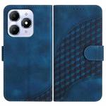 For Itel A90 Elephant Head Embossed Phone Leather Case with Lanyard(Royal Blue)