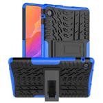 For Huawei MatePad T 8 Tire Texture Shockproof TPU + PC Protective Case with Holder(Blue)
