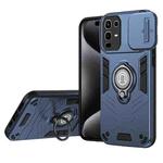 For Infinix  Note 50 4G Camshield Ring Holder Phone Case(Royal Blue)