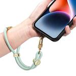 DUX DUCIS Garden Series Tile Pattern Adjustable Short Phone Lanyard(Light Green)