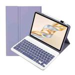 For Honor Pad X9 Pro 11.5 AH28 Ultra-thin Detachable Bluetooth Keyboard Leather Tablet Case(Lavender White)