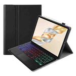 For Honor Pad X9 Pro 11.5 AH28-AS Ultra-thin Detachable Backlight Bluetooth Keyboard Leather Tablet Case with Touchpad(Black)