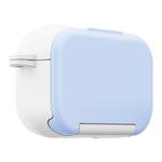 For AirPods Pro 2 Mirror Stand Silicone Earphones Protective Case(Blue)