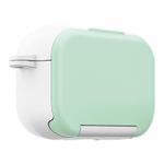 For AirPods Pro 2 Mirror Stand Silicone Earphones Protective Case(Green)