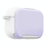 For AirPods Pro 2 Mirror Stand Silicone Earphones Protective Case(Purple)
