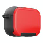 For AirPods Pro 2 Mirror Stand Silicone Earphones Protective Case(Red)