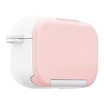 For AirPods Pro 2 Mirror Stand Silicone Earphones Protective Case(Pink)