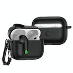 For AirPods Pro 2 Colorful Lock Earphones Protective Case(Black)