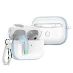 For AirPods Pro 2 Colorful Lock Earphones Protective Case(Light Blue)