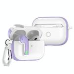 For AirPods Pro 2 Colorful Lock Earphones Protective Case(Purple)