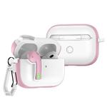 For AirPods Pro 2 Colorful Lock Earphones Protective Case(Pink)
