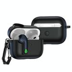 For AirPods Pro 2 Colorful Lock Earphones Protective Case(Navy Blue)