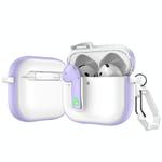 For AirPods 4 Colorful Lock Earphones Protective Case(Purple)