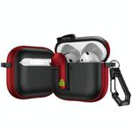For AirPods 4 Colorful Lock Earphones Protective Case(Red)