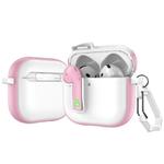 For AirPods 4 Colorful Lock Earphones Protective Case(Pink)
