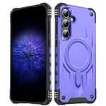 For Samsung Galaxy S23 FE 5G Straship MagSafe TPU Hybrid PC Phone Case(Purple)
