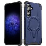 For Samsung Galaxy S24 FE 5G Straship MagSafe TPU Hybrid PC Phone Case(Blue)