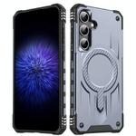 For Samsung Galaxy S25+ / S24+ 5G Straship MagSafe TPU Hybrid PC Phone Case(Gray)