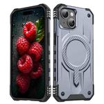 For iPhone 15 Straship MagSafe TPU Hybrid PC Phone Case(Gray)