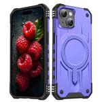 For iPhone 14 Plus Straship MagSafe TPU Hybrid PC Phone Case(Purple)