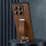 For Xiaomi 15 Pro SULADA PC Hybrid Leather Texture Skin Feel Shockproof Phone Case(Brown)