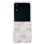 For Xiaomi Mix Flip Shell Texture Flower Pattern Protective Phone Case(Tulip)