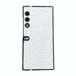 For Honor V Purse Impression Camellia Pattern Protective Phone Case(White)