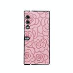 For Honor V Purse Impression Camellia Pattern Protective Phone Case(Pink)