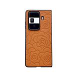 For Honor Magic Vs Impression Camellia Pattern Protective Phone Case(Orange)