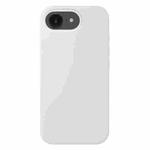 For iPhone 16e Liquid Silicone Phone Case(White)