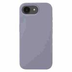 For iPhone 16e Liquid Silicone Phone Case(Grass Grey)