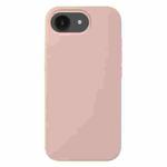 For iPhone 16e Liquid Silicone Phone Case(Sand Pink)