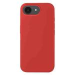 For iPhone 16e Liquid Silicone Phone Case(Carmine Red)