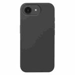 For iPhone 16e Liquid Silicone Phone Case(Charcoal Black)